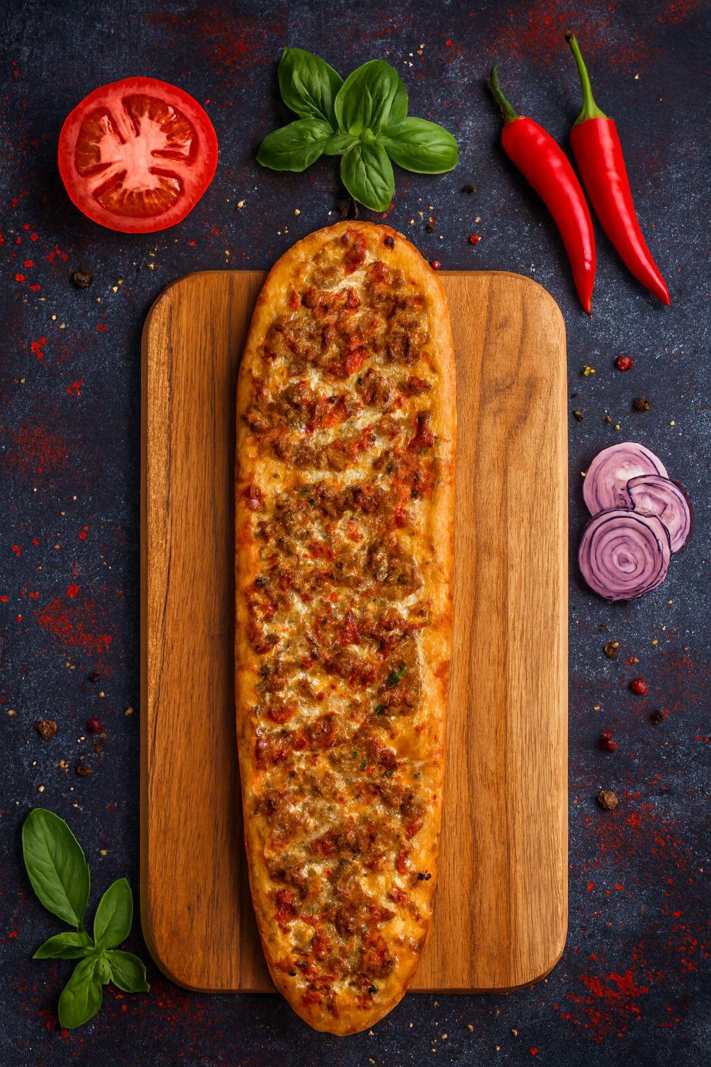 Kuşbaşılı Kaşarlı Pide